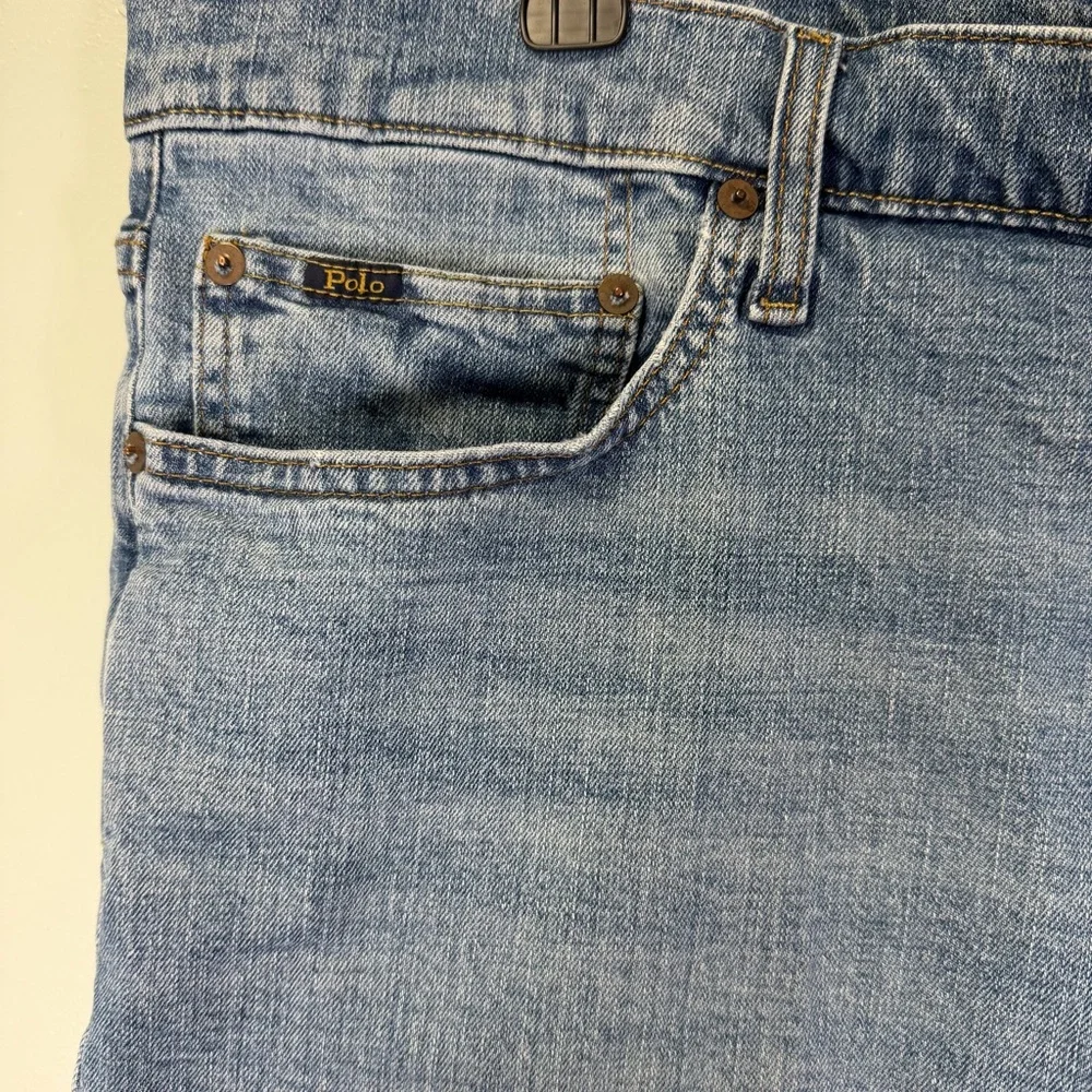 Polo Ralph Lauren Med Blue Hampton Relaxed Straight Men's Jeans‎ 46x30